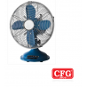 Ventilatore da tavolo in metallo CROMO 30 Blu CFG EV039